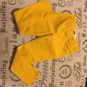 Old Navy mustard Jeggings